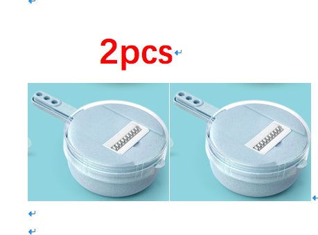 125 8-in-1 Mandoline with Built-in Colander, Vegetable Slicer, and Potato Peeler