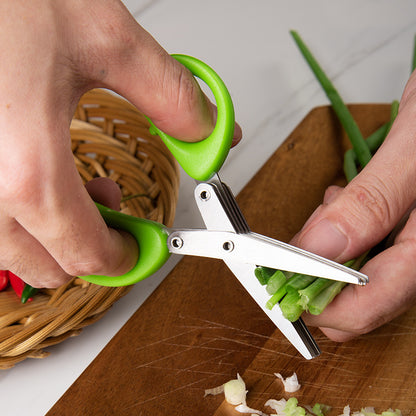 Ciseaux à fines herbes et oignons verts à 3 ou 5 lames