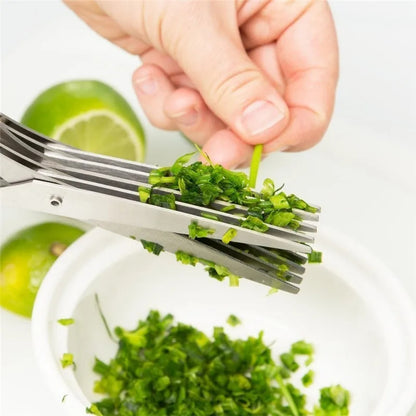 Ciseaux à fines herbes et oignons verts à 3 ou 5 lames