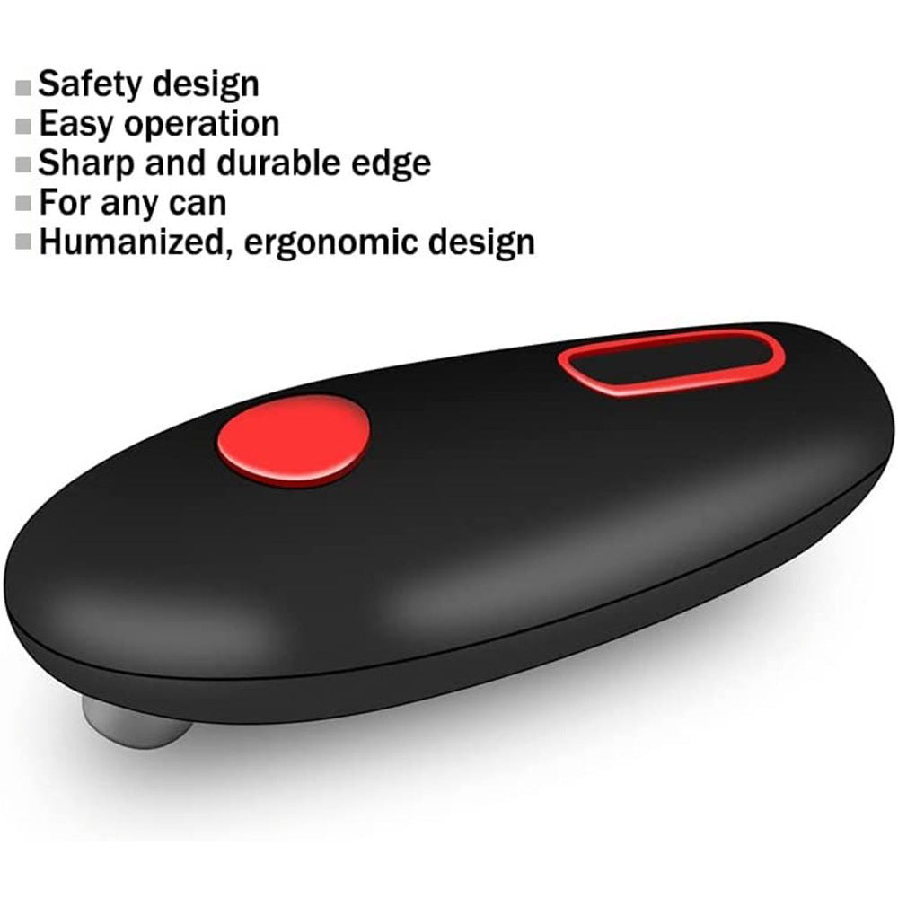 Automatic Electric Jar and Bottle Opener, One-Touch Can Opener Machine, Portable, Hands-Free Kitchen Opening Tool.