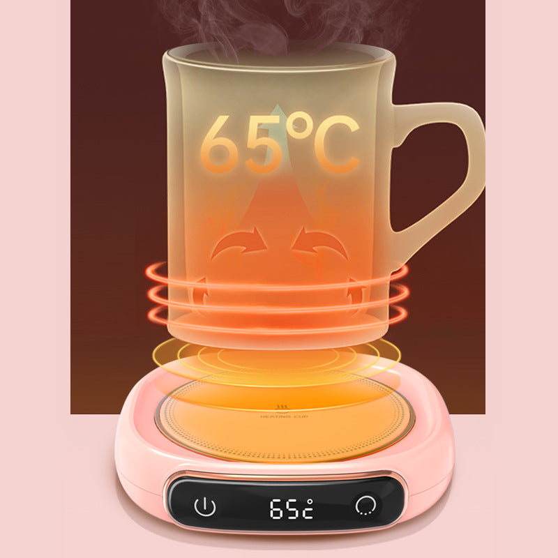 Coffee mug warmer, smart heated coaster, thermal insulation, constant temperature, office warming pad