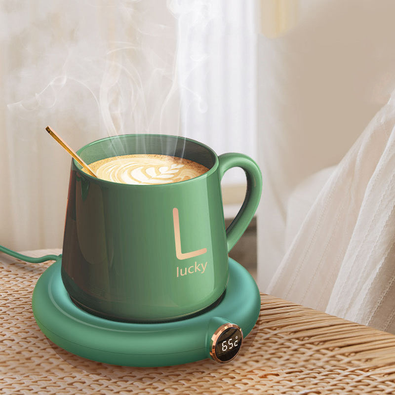 Coffee mug warmer, smart heated coaster, thermal insulation, constant temperature, office warming pad