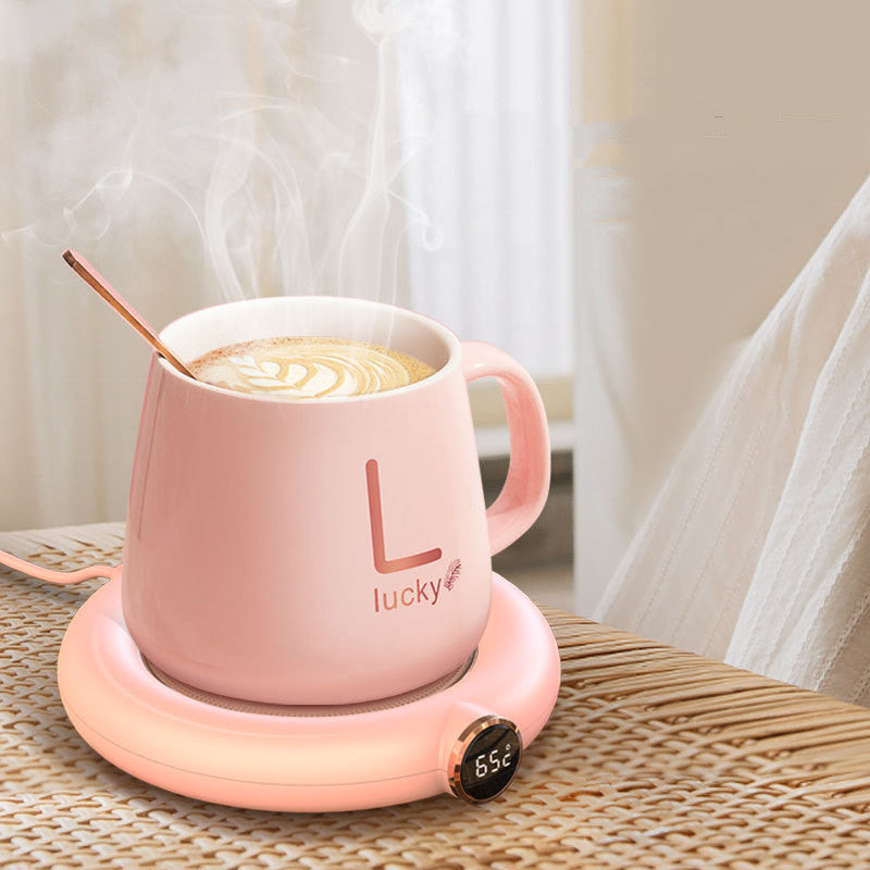 Coffee mug warmer, smart heated coaster, thermal insulation, constant temperature, office warming pad